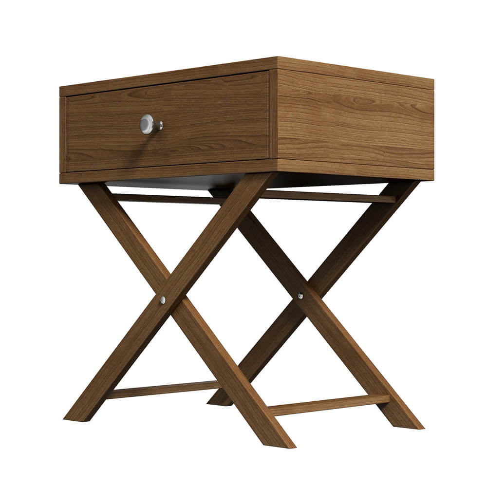 Milano Surry Hills Bedside Table Single Pack Oak