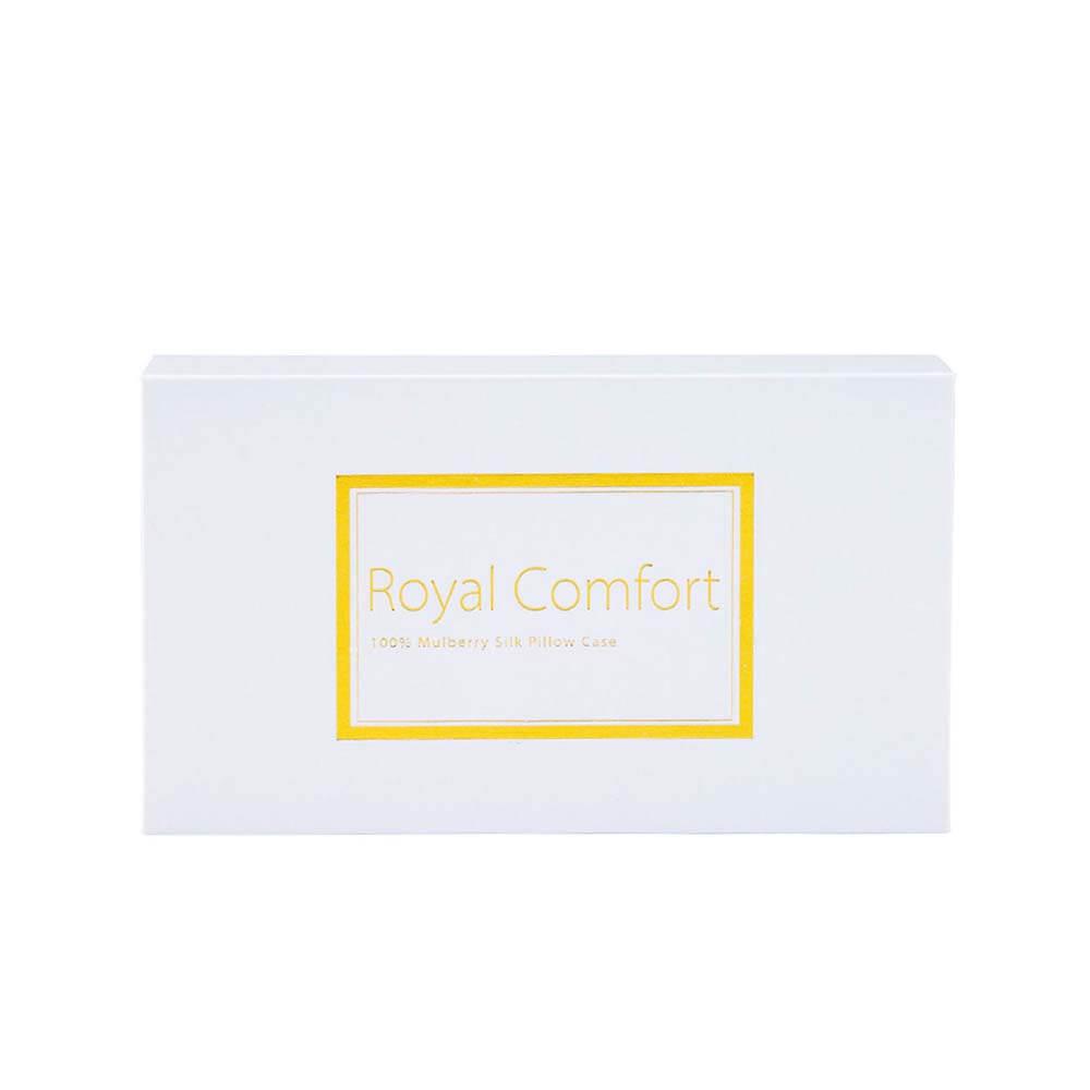 Pure Silk Pillow Case By Royal Comfort-White
