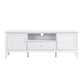 Zara Fluted Entertainment Unit 150cm White