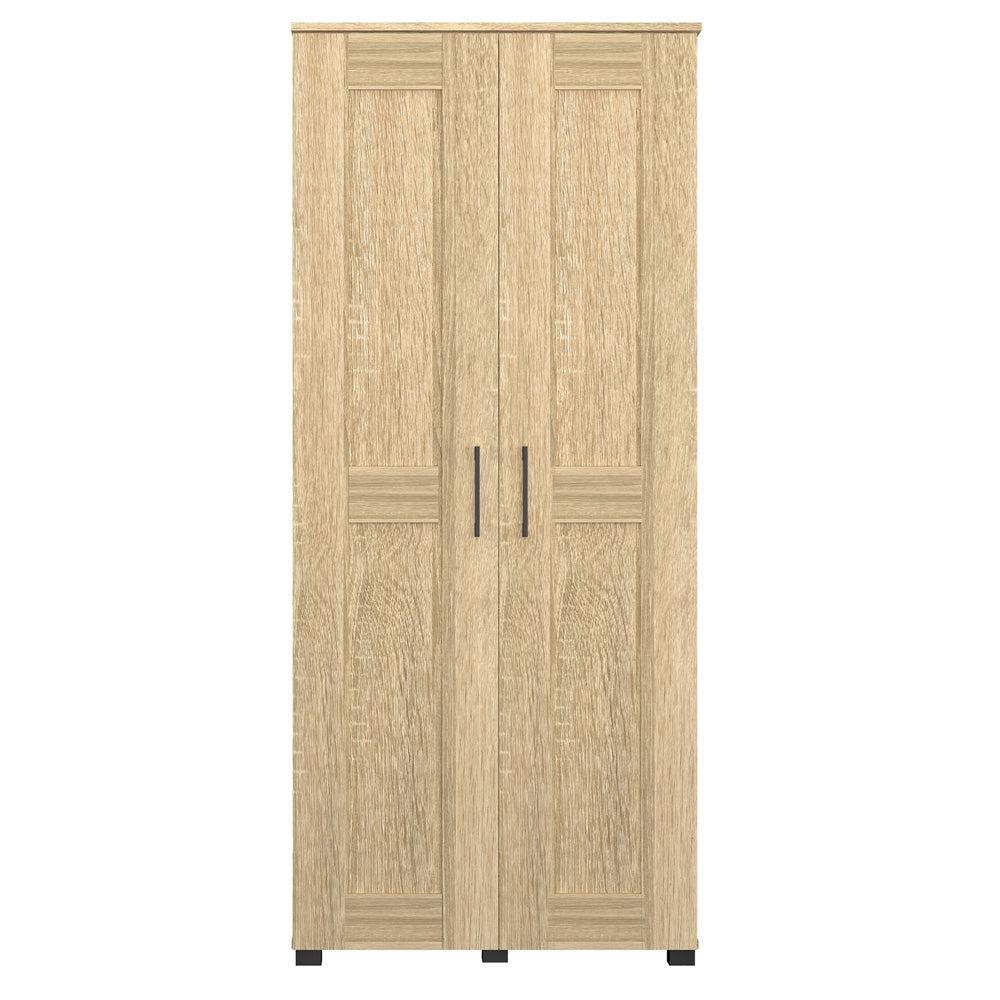 Montreal Broom Cupboard 2 Door Light Sonoma Oak