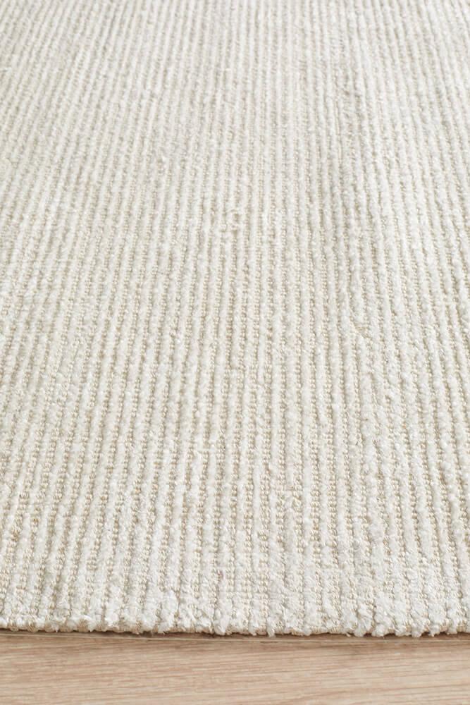 Allure Ivory Cotton Rayon Rug 320 x 230 CM