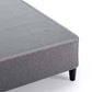 Keenan Fabric Ensemble Bed Base Dark Grey Double