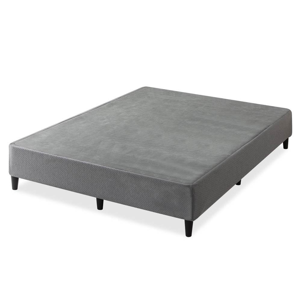 Keenan Fabric Ensemble Bed Base Dark Grey Queen