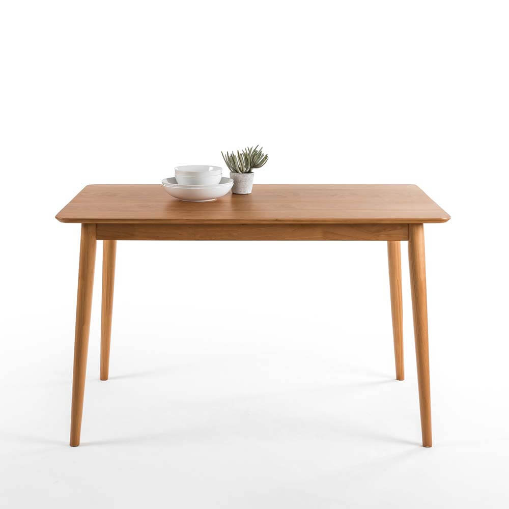 Jen Solid Wood Dining Table Natural