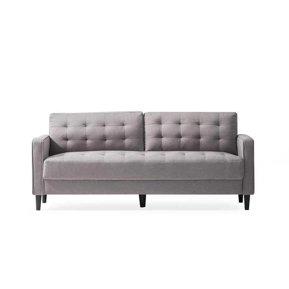 Benton Mid Century 3 Seater Sofa Soft Grey