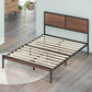 Mory Metal and Wood Bed Frame Queen