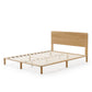 Arden Bamboo Wood Bed Frame Natural Queen