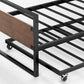 Suzanne Ironline Bamboo Wood and Metal Daybed and Trundle Black