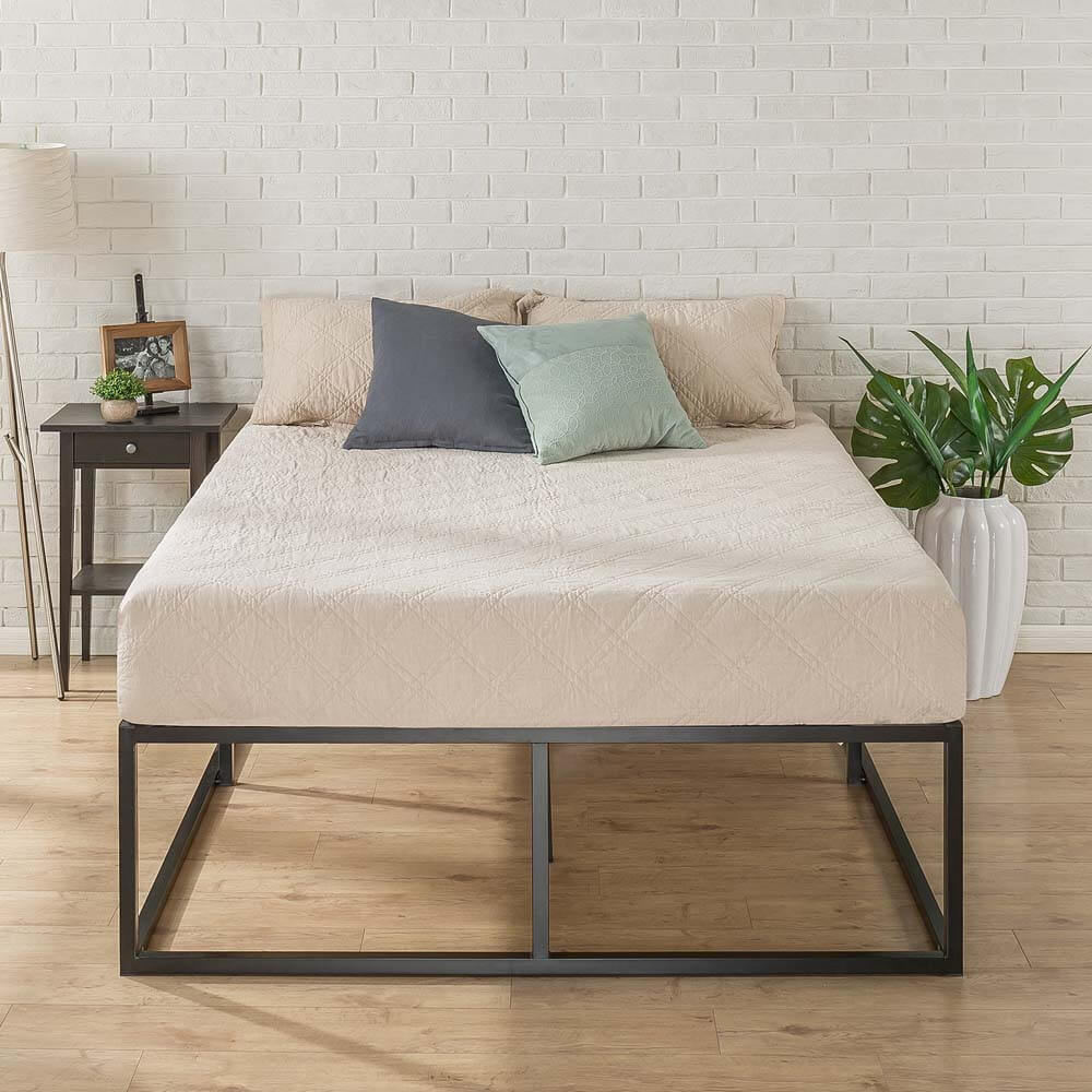 Joseph Metal High Bed Base Black King