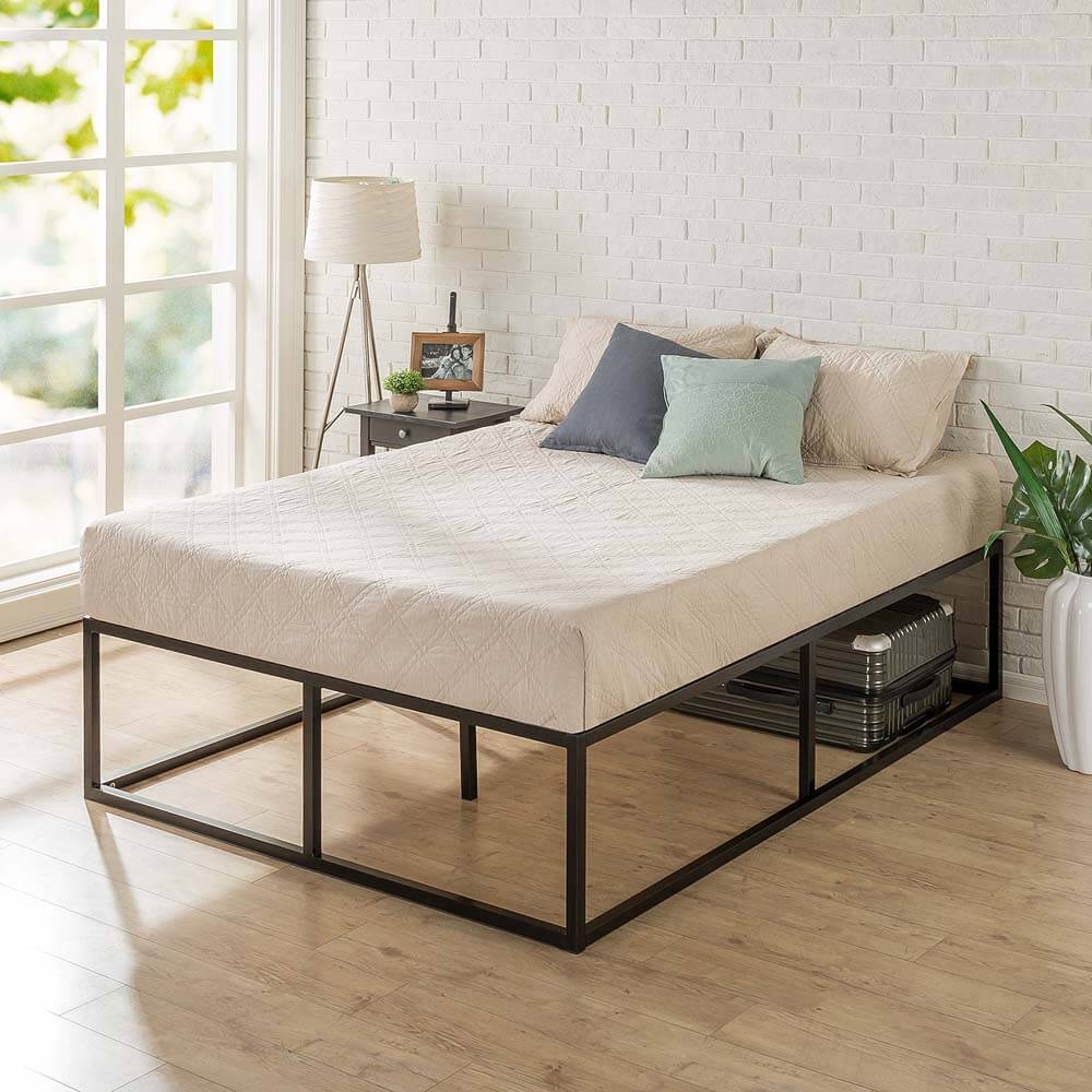 Joseph Metal High Bed Base Black King