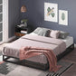 Joseph Metal Low Bed Base Black Double