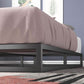 Joseph Metal Low Bed Base Black Double