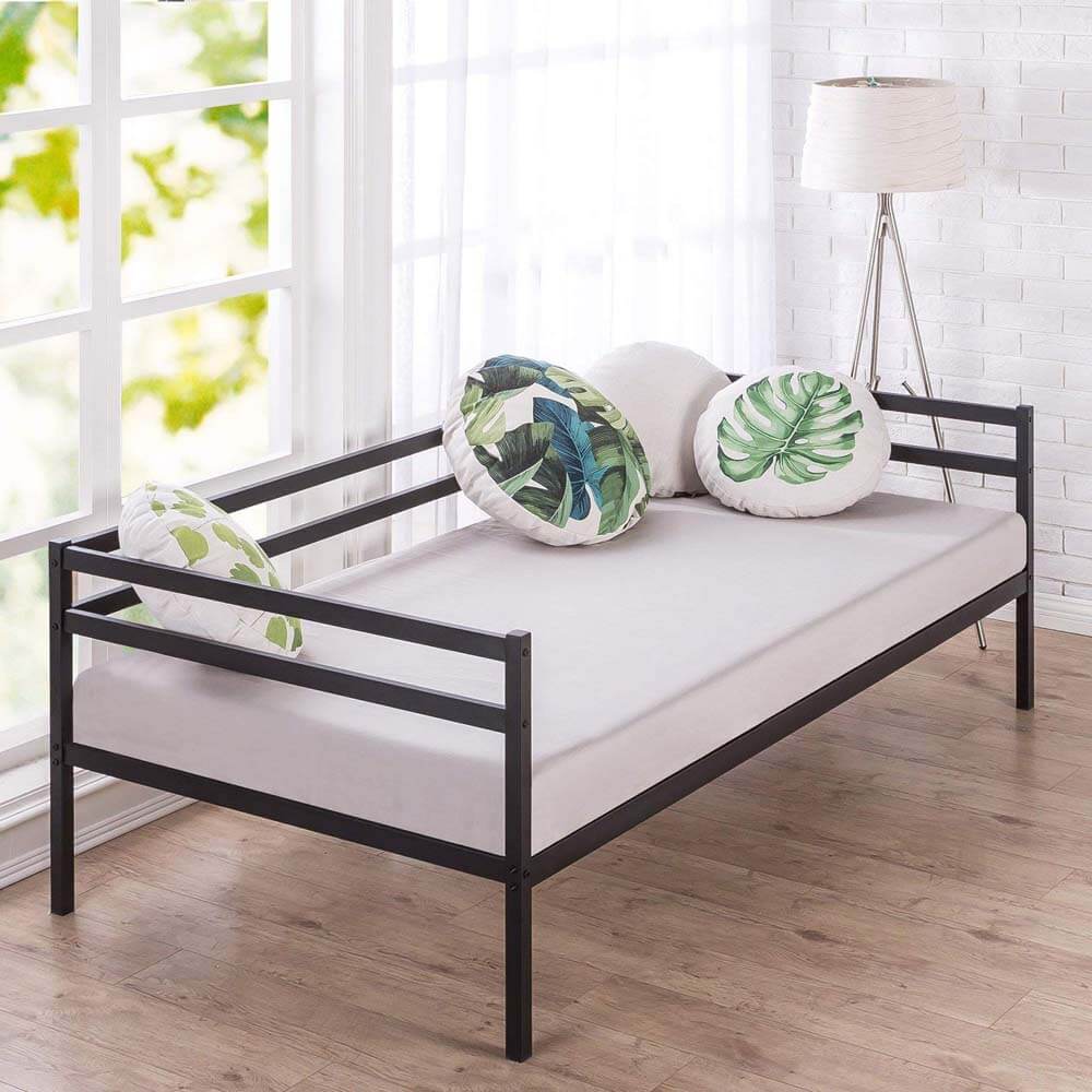 Marie Premium Metal Daybed Black