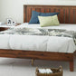 Ritzy Solid Wood King Bed Frame Antique Espresso