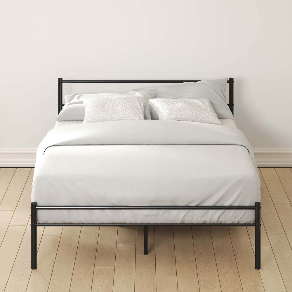 Geraldine Metal Bed Frame Black Queen