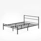 Geraldine Metal Bed Frame Black Double