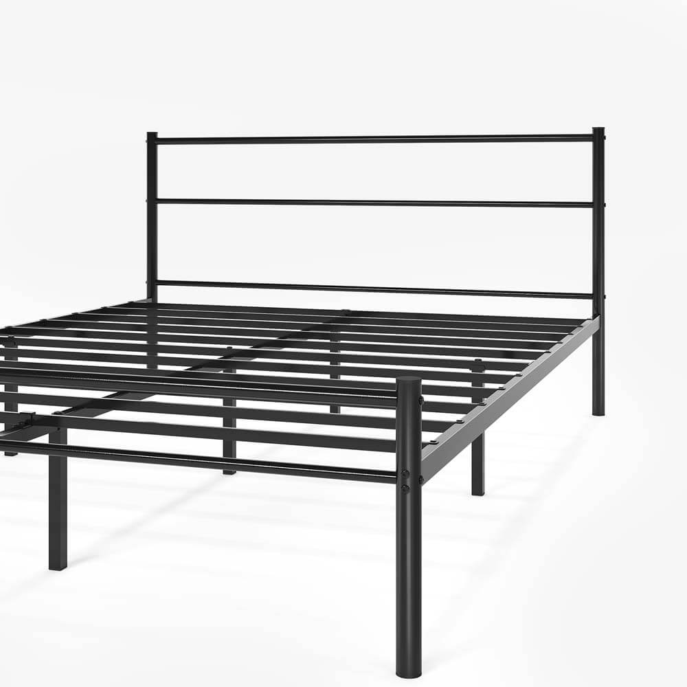 Geraldine Metal Bed Frame Black Queen