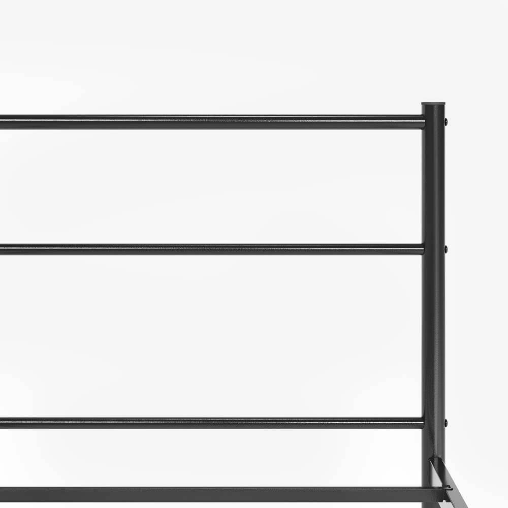 Geraldine Metal Bed Frame Black Queen