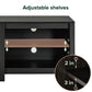 Camden TV Cabinet Entertainment Unit Stand Dark Brown