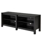 Camden TV Cabinet Entertainment Unit Stand Dark Brown