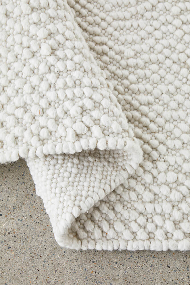 Boucle White Rug 320 x 230 CM