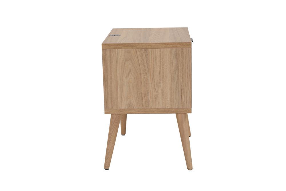 Rio Bedside Table 1 Drawer 1 Shelf Oak