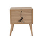 Rio Bedside Table 1 Drawer 1 Shelf Oak