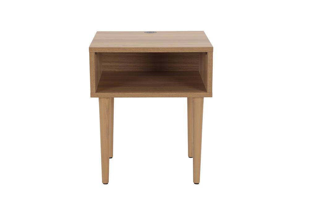 Loft Bedside Table 1 Shelf Oak