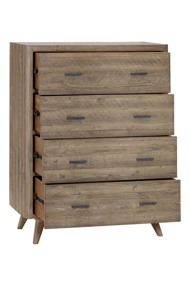 Forest Timber 4-Drawer Tallboy Chest