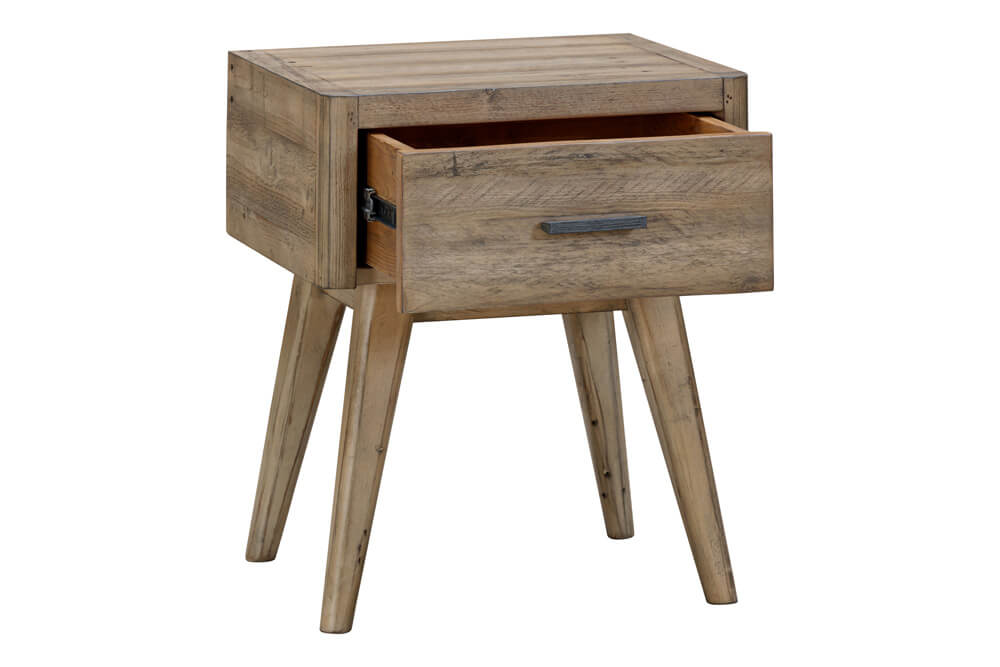 Forest Timber 1-Drawer Bedside Table