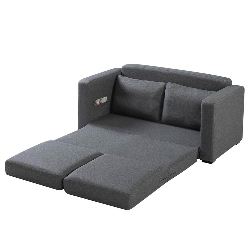 Asher Fold out Sofa Bed Grey