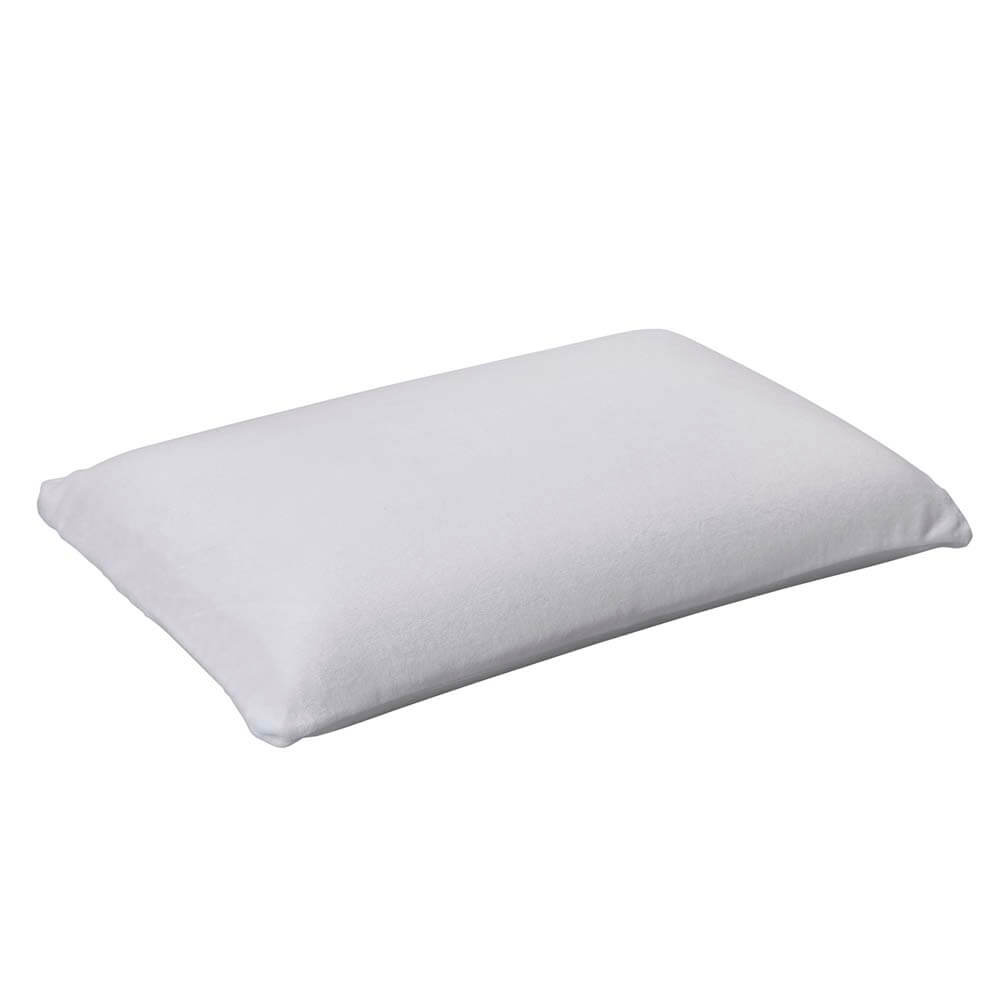 Sleep Easy Medium Profile Soft Feel Talalay Latex Pillow White standard