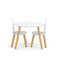 Cloud Kids Table and 2 Chairs set Star and Cloud Play Set White