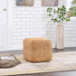 Landon Ottoman Pouf footrest stool square woven