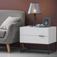 Cody Side Table 2 Drawer White