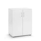 Ivy Pantry Cupboard General Storage Cabinet 2 Door 2 Tier Shelf Multipurpose White