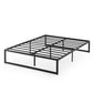 Abel Quick Lock Metal Bed Base Black Single