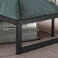 Abel Quick Lock Metal Bed Base Black Double